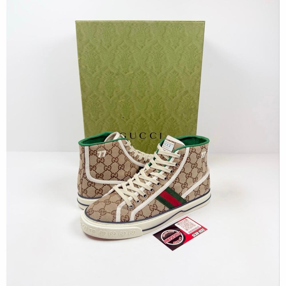 Size 7US - Gucci 1977 Canvas High Top
